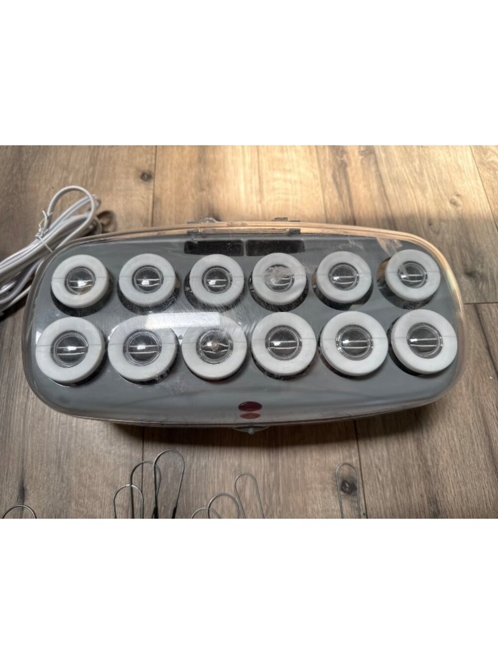 Jilbere Conair Compact Hot Rollers 12 Rollers Metal Clips Quick Hairstyling Mode